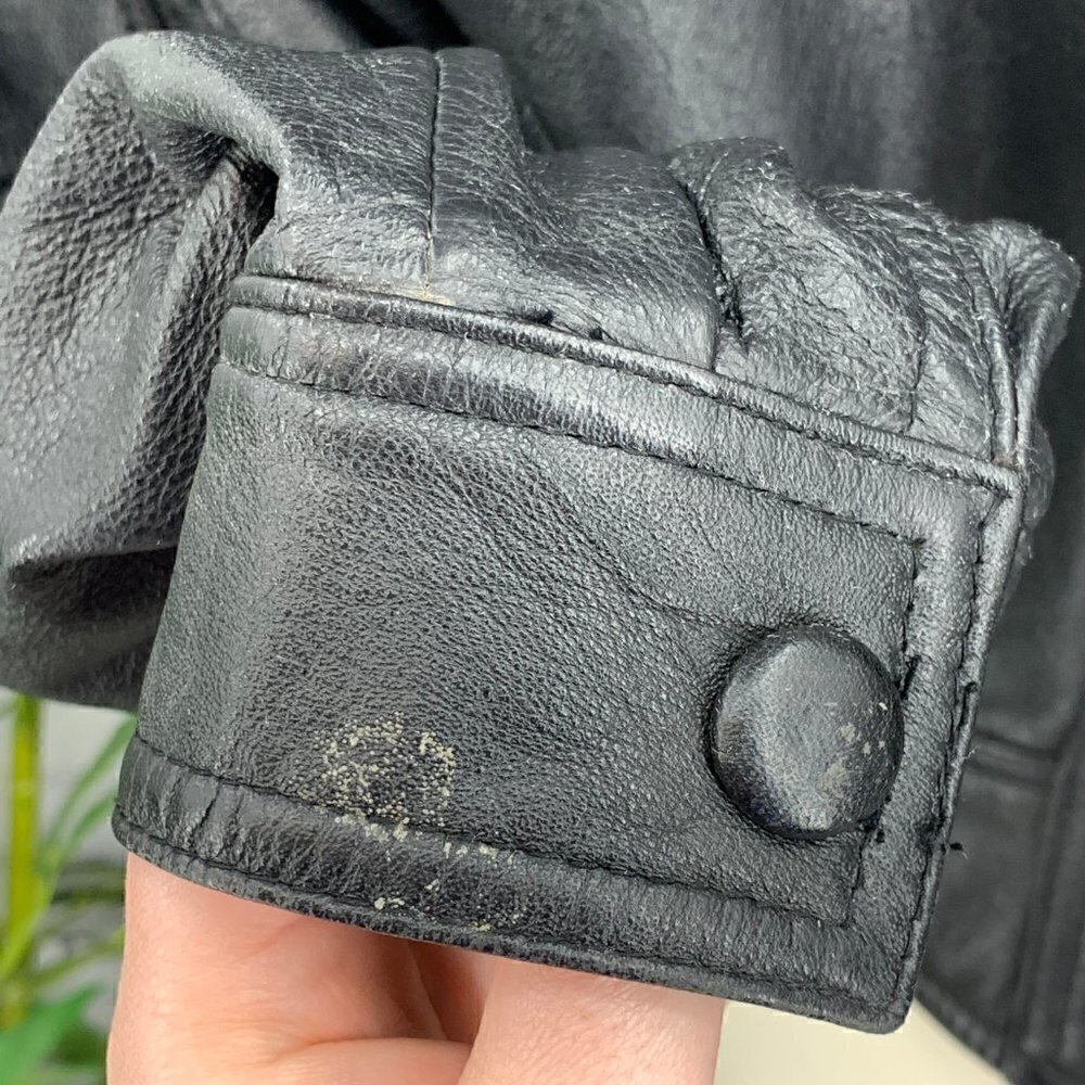 Wilsons Leather Black Leather Jacket - Picture 4 of 8